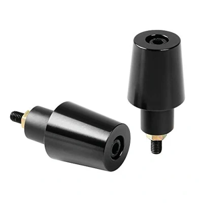 Afbeelding van Lampa Bar End Stuur Motor Scooter 17 23mm SU 2 Stuks Zwart