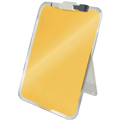 Afbeelding van Glas Desktop Flipover Leitz Cosy geel
