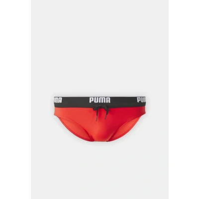 Afbeelding van Puma LOGO SWIM Brief Zwemslips, Heren, Maat: Small, Red