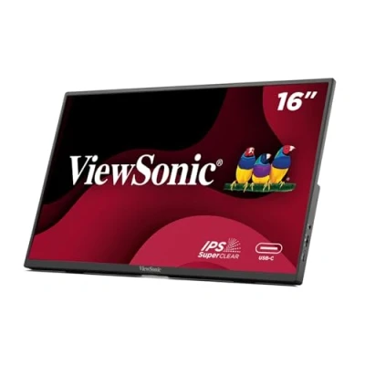 Afbeelding van ViewSonic VA1650 LED monitor 16&quot; portable 1920 x 1080 Full HD (1080p) @ 60 Hz IPS 250 cd/m² 1000:1 7 ms HDMI, USB C luidsprekers