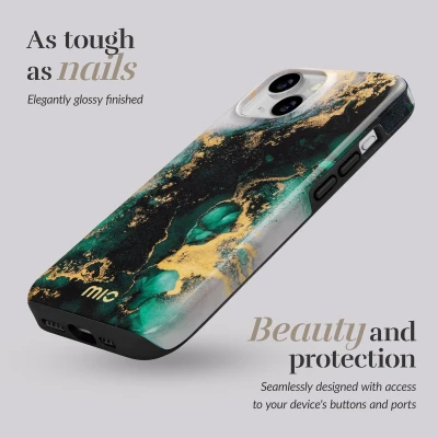 Afbeelding van MIO Green Marble Magsafe Compatible for iPhone XR/11