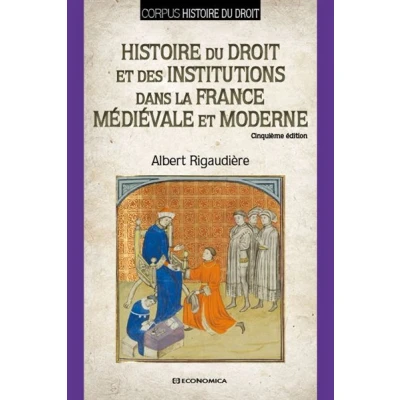 Image de Histoire du droit et des institutions dans la france medievale moderne