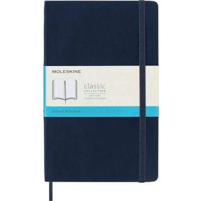 Image de Carnet pointille grand format souple saphir