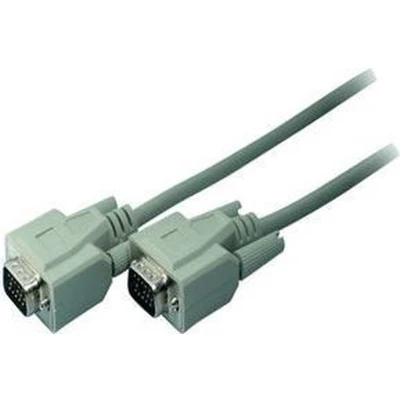 Afbeelding van VGA monitor kabel CCS aders / beige 3 meter