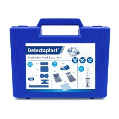Afbeelding van Detectaplast EHBO koffer Medic Box Food Basic, basiskoffer HACCP verbandtrommel