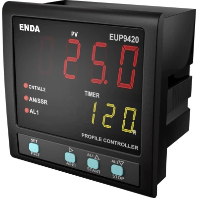 Afbeelding van Enda EUP9420 230 PID Universele regelaar Pt100, J, K, L, T, S, R SSR, Relais 8 A (b x h) 96 mm