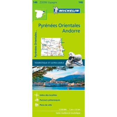 Image de Carte Zoom Pyrénées Orientales, Andorre
