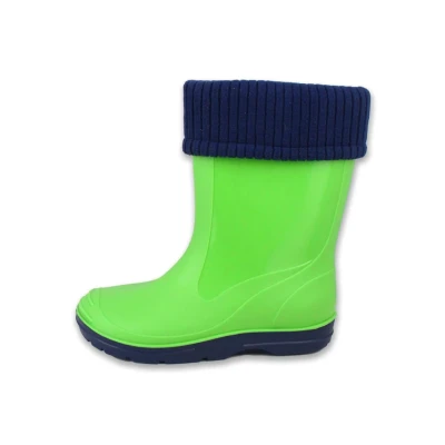 Afbeelding van Beck Warmfutter Basic Regenlaarzen voor kinderen, Maat: 27, Apfel Kunststof/ textiel