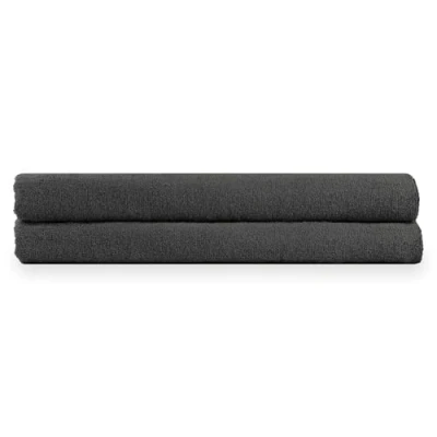 Afbeelding van Blumtal Terry Handdoeken Set 2 x Sauna Handdoek 80 200 cm Antraciet