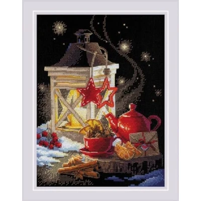 Afbeelding van Winter Tea Time Thee Tijd Aida Riolis Telpakket 1977