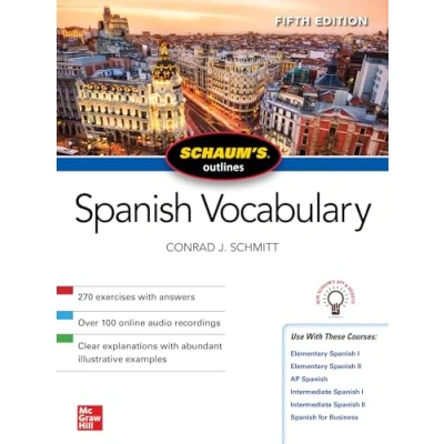 Afbeelding van Schaum&#039;s Outline of Spanish Vocabulary, Fifth Edition