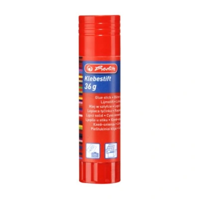 Image de Herlitz bâton de colle, 36 g, sans dissolvant, incolore clé, adéquat pour papier, carton et photos (10524098)