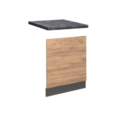 Afbeelding van Vicco gevel &quot;Fame Line&quot;, eiken sterkte goud/antraciet, 60 cm, PT antraciet