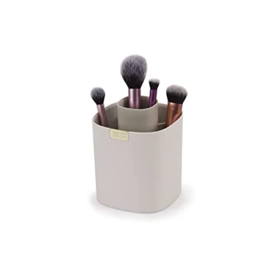 Afbeelding van Make Up kwasten Organizer, Inclusief Verdeelvakken, 11.5 x 14.3 CM, Kunststof, Creme Joseph Viva