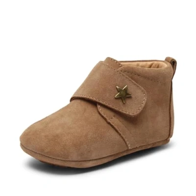 Afbeelding van Bisgaard Baby Star First Walker Kinderschoenen, uniseks, camel, 25 EU, Kameel.