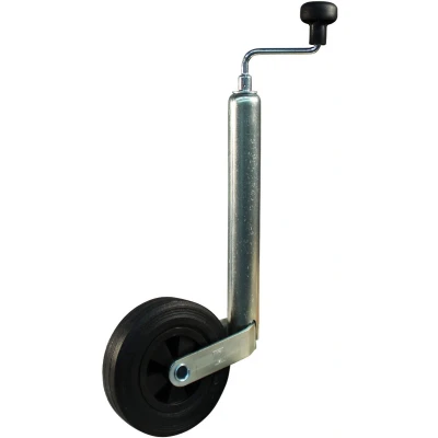 Afbeelding van Steunwiel Ø48mm 200x50mm kunststof velg WW Winterhoff Neuswielen &amp; Klemmen BouwmanAanhangwagens.nl