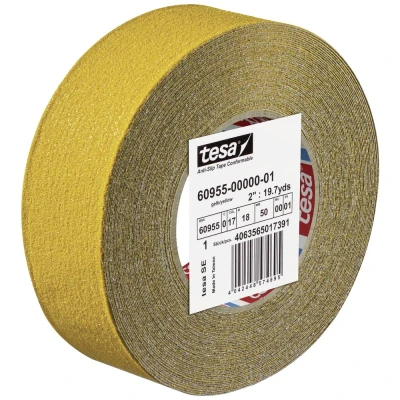 Afbeelding van tesa Anti RUTSCH 60955 00000 01 sliptape Geel (l x b) 18 m 50 mm 1 stuk(s)