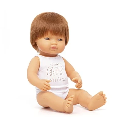 Afbeelding van Miniland HEAD Pop voor kinderen, Maat: One Size, Blank boy