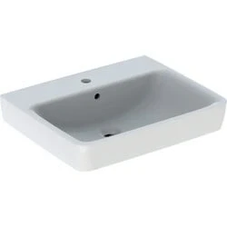 Afbeelding van Geberit Renova Plan meubelwastafel wit KeraTect (60 x 48 cm) 1