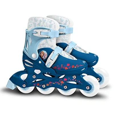 Afbeelding van Frozen 2 inline skates hardboot wit/blauw maat 30 33