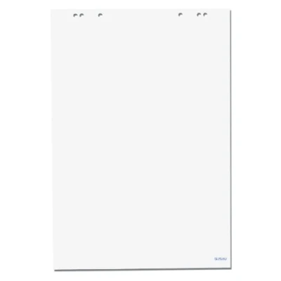 Afbeelding van Herlitz 10834133 Conferentiebord FSC Mix, 5 delig, 20 vellen, 68 x 99 cm, 80 g/m², wit