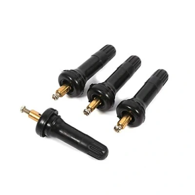 Afbeelding van Druksensor, 4 stuks Druksensor Valve Band Ventiel voor TPMS Ventielstang van rubber, explosiebestendig auto