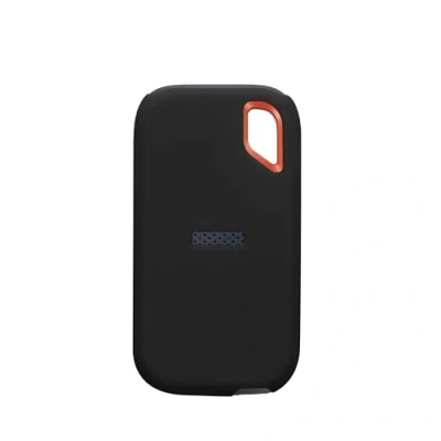 Afbeelding van kwmobile case voor harde schijf geschikt Sandisk E61 SSD (not for E81) cover van silicone In zwart