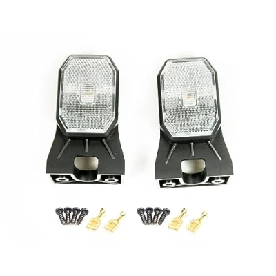 Afbeelding van Web Truck Sjabloonlichten Zijmarkeringslichten Met witte led houder 1 set = 2 stuks Voor aanhanger, vrachtwagen, caravan, bedrijfsvoertuig