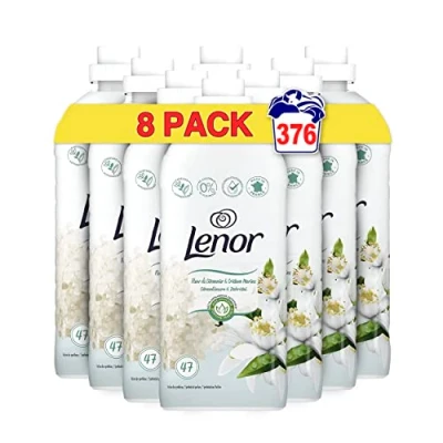 Afbeelding van 8x Lenor Wasverzachter 47sc987ml citroenbloesem &amp; zeekristal