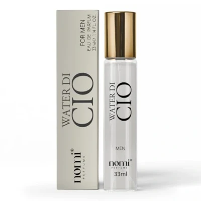 Afbeelding van Nomi Perfume WATER DI CIO Eau de Parfum voor heren met 20% geuroliën, citrus en aromatische noten, langdurige geur, 33 ml