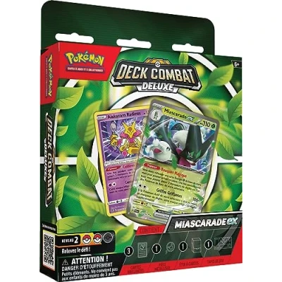 Image de Cartes à collectionner Pokémon Deck Combat Deluxe Miascarade Ex et Palmaval