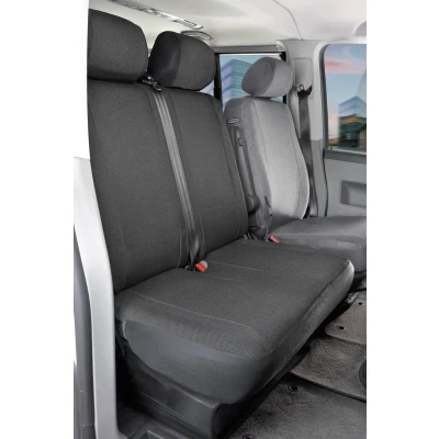 Afbeelding van WALSER 10524 Stoelhoes Antraciet Polyester Voor VOLKSWAGEN: Transporter 6 Bus