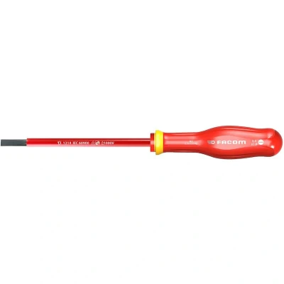 Image de FACOM AT5.5X125VE Tournevis ProTwist isolé à 1000V pour vis fente 5,5 x 125 mm