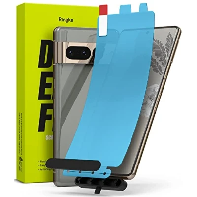 Afbeelding van Ringke 2 stuks Dual Easy displaybeschermfolie compatibel met Google Pixel 7 Pro, hoogwaardige eenvoudige installatieset