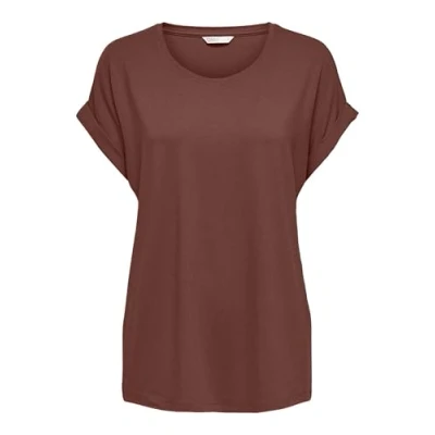 Image de ONLY Onlmoster S/S O cou Top Noos Jrs T shirt femme, henné, XS