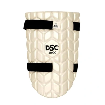Afbeelding van DSC Intense Shoc Cricket Dijbeenbeschermer Voor Heren (Wit) Maat Rechts