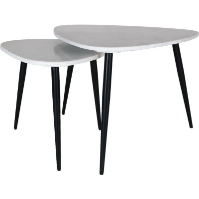 Afbeelding van Salontafel Milou Marmer Set van 2 Groot