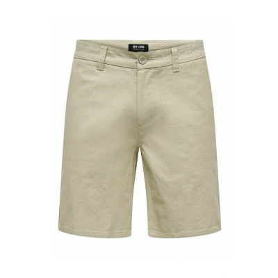Afbeelding van Only &amp; Sons Shorts, Heren, Maat: XS, Chinchilla