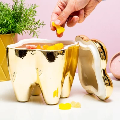 Afbeelding van Sweet Tooth Snoeptrommel Goud