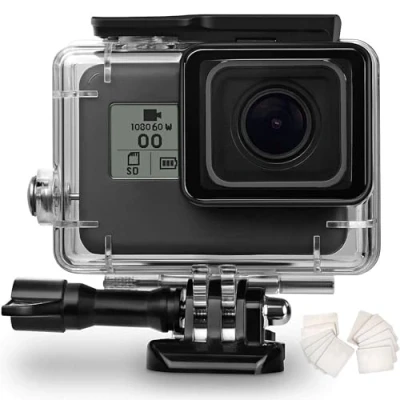 Afbeelding van OKFUN Waterdichte behuizing met dubbele vergrendeling voor GoPro Hero 2018/7/6/5 zwart, 34 m beschermhoes houder accessoires Go Pro Hero7 Hero6 Hero5 Action Camera