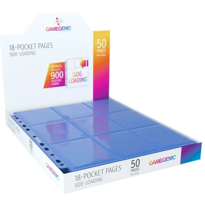 Afbeelding van Gamegen!c Sideloading 18 pocket pagina&#039;s display blauw (50), kleur (Gamegenic GGS30004ML)