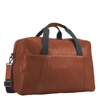 Afbeelding van Leonhard Heyden Hamburg Travel Bag cognac Weekendtas