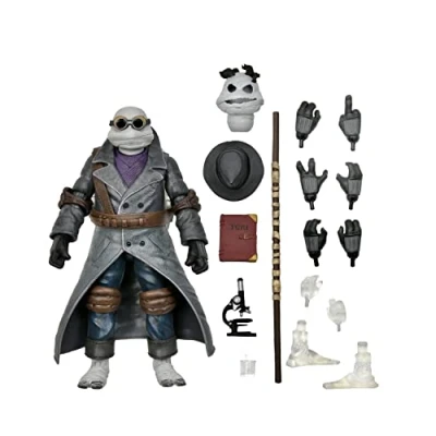 Afbeelding van Universal Monsters x Teenage Mutant Ninja Turtles Ultimate Action Figure Donatello as The Invisible Man 18 cm