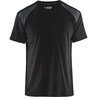 Image de T shirt noir/gris foncé