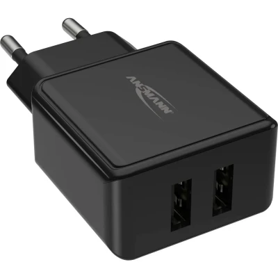 Afbeelding van Ansmann HomeCharger HC212 USB oplader 12 W Thuis Uitgangsstroom (max.) 2400 mA Aantal uitgangen: 2 x 2.0 bus A