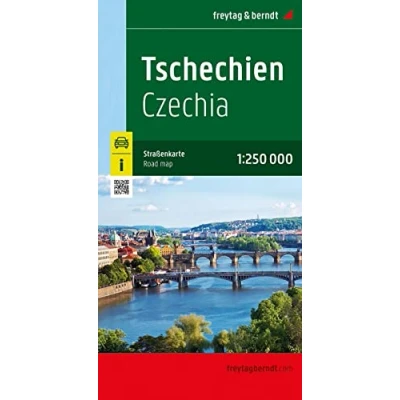 Afbeelding van Tschechien, Straßenkarte 1:250.000, freytag &amp; berndt