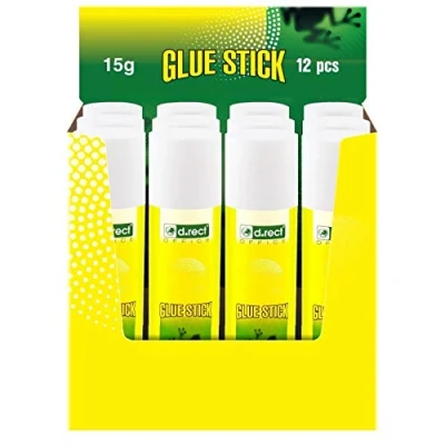 Afbeelding van D.RECT 12 stuks lijmstiften PVA 15 g lijmstift