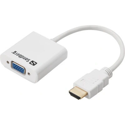 Afbeelding van Sandberg kabeladapters/verloopstukjes HDMI to VGA Converter