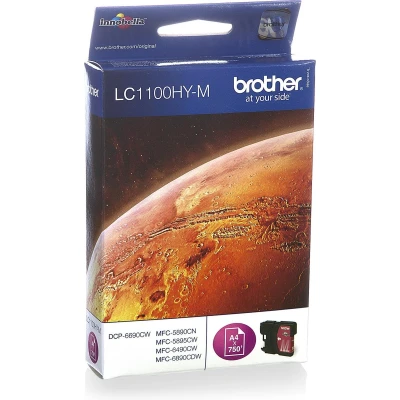 Afbeelding van Brother LC 1100M Inktcartridge Magenta