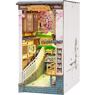 Image de Maquette Rolife Serre livres Sakura Densya Robotime DIY